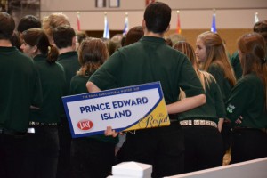 4-H Dairy classic participants in Lely tuques.