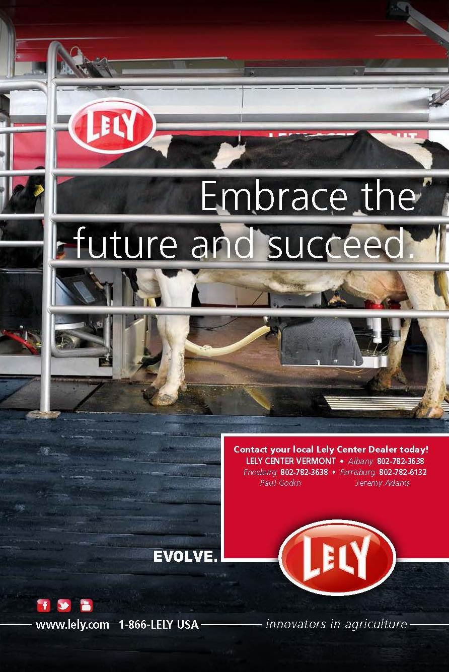 Lely Center Vermont to Attend Vermont Farm Show