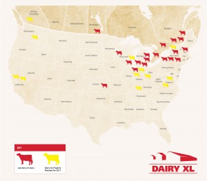 Large herd dairies with more than eight Lely robots are considered to be Dairy XL and a member of the Red Cow Community