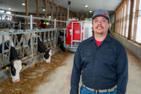 Mike Telaak, Telaak Farms, New York, Lely Vector owner