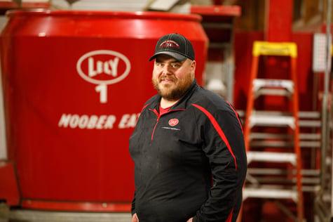 Jason Baus, Tower View Acres, Lely Vector Owner