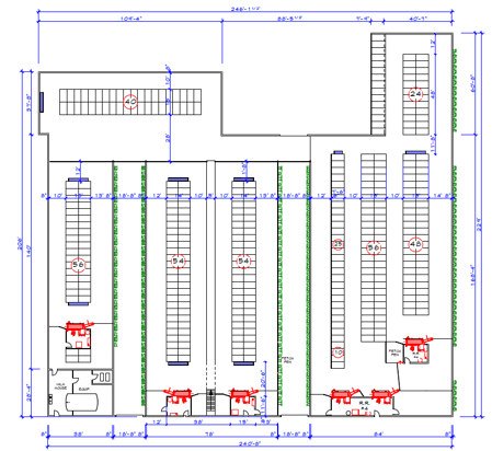 Oldenkamp Farms barn layout