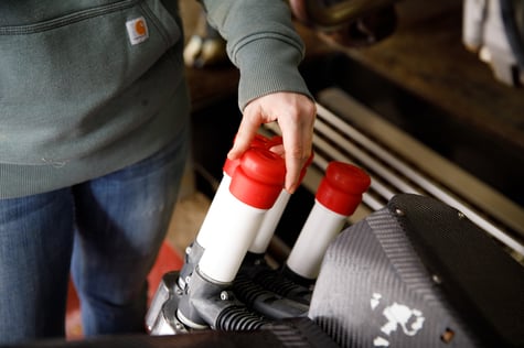 Lely Astronaut robotic milking system milking attachments