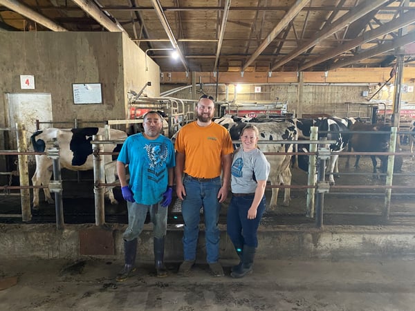 Members of the Pattison Dairy team