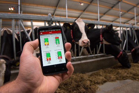 Farm Management Support  Advisor Darren Sanders using Lely T4C