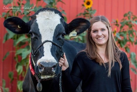 Rachel Boonstoppel is a recipient of Lely's Future of Dairy Scholarship Program. 